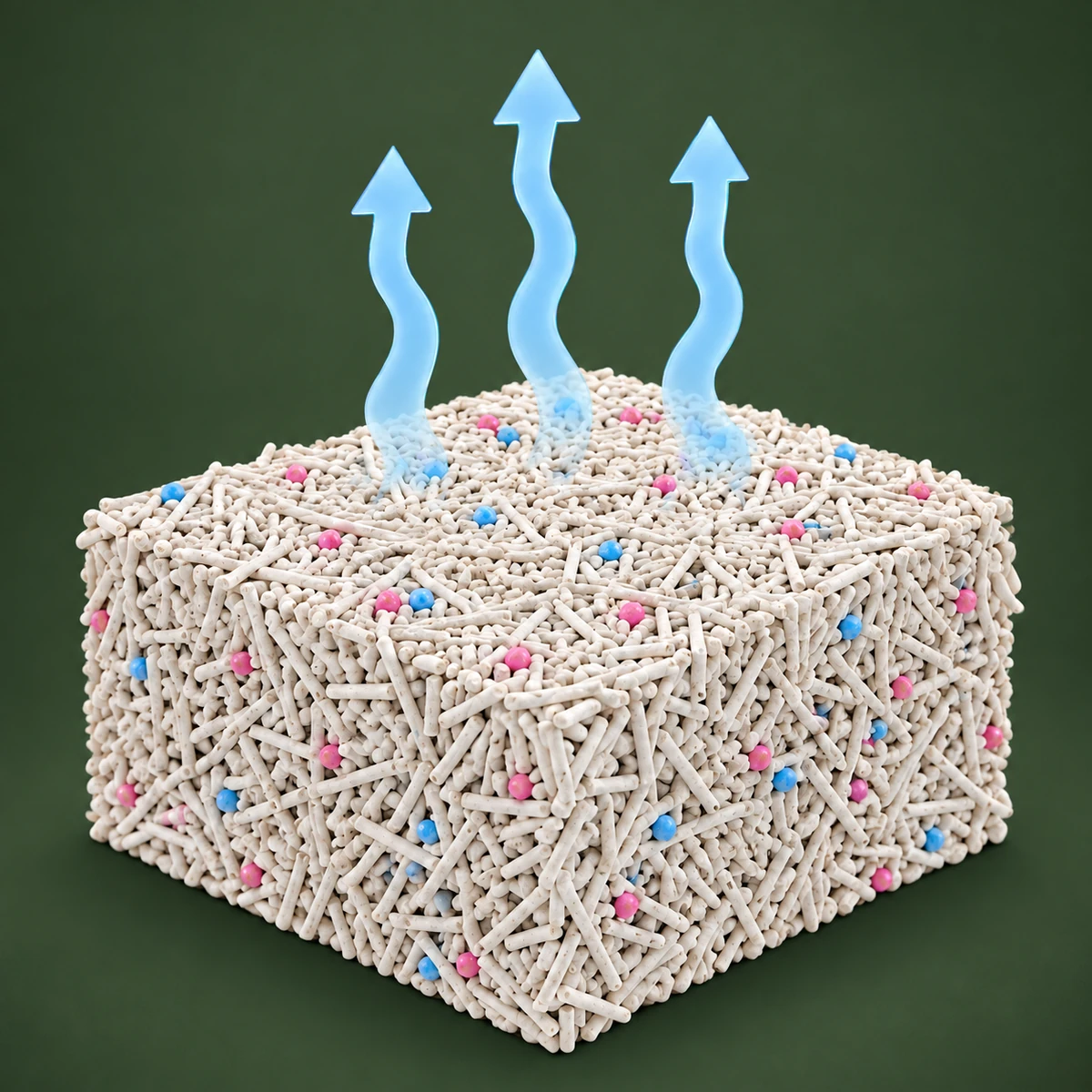 Fast Absorption stage using NepiPaw tofu litter